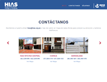 Tablet Screenshot of hias.org.ec